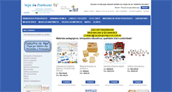 Desktop Screenshot of casadoprofessor.com.br