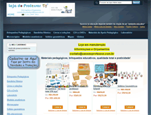 Tablet Screenshot of casadoprofessor.com.br